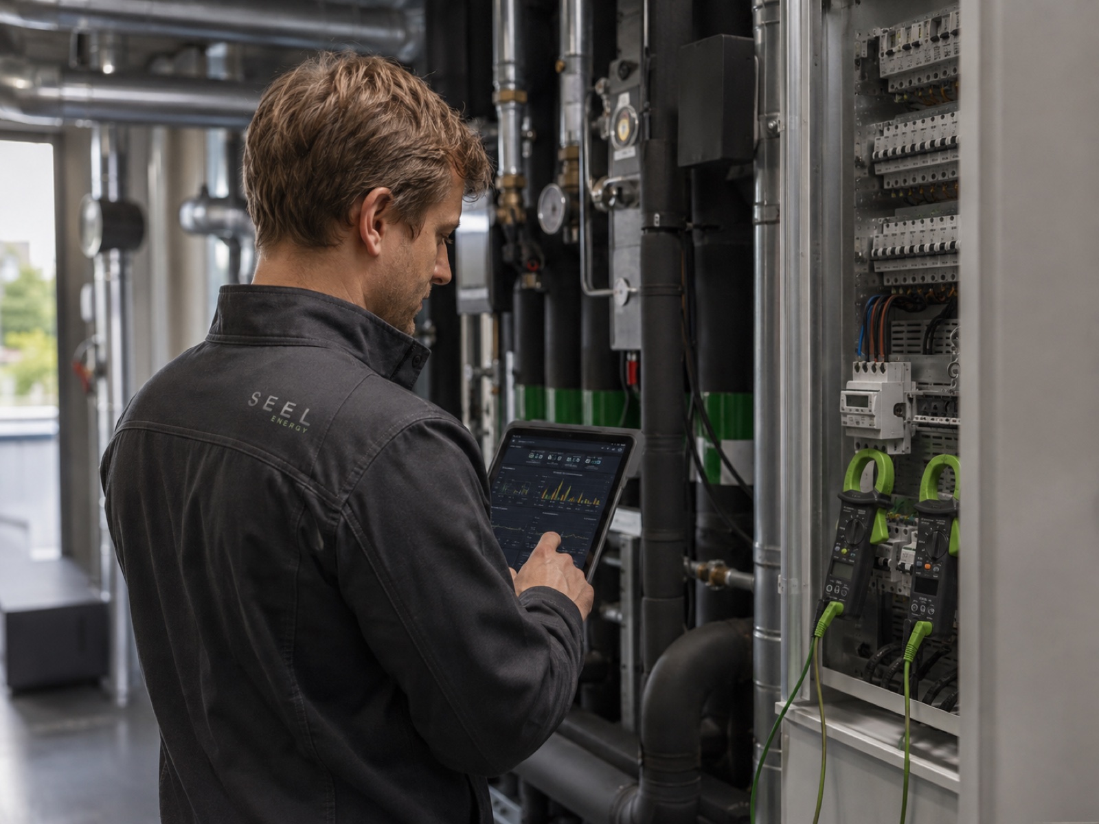 Kommersiell fastighet med solceller och intelligent energihantering